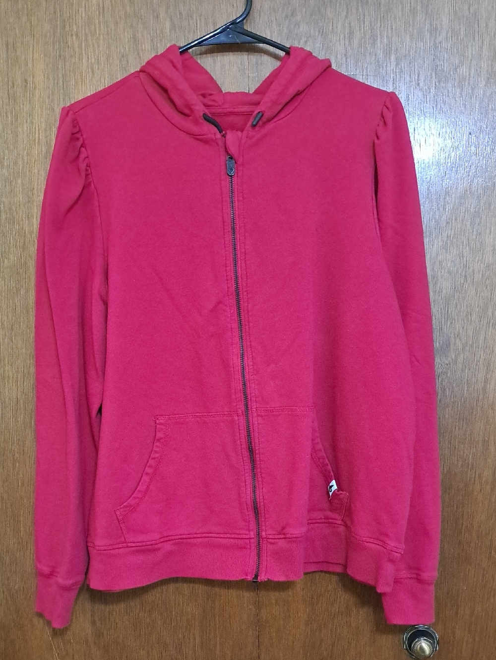 torrid Red Full-Zip Hooded Sweatshirt